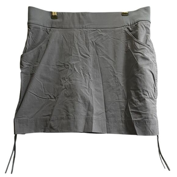 COLUMBIA SPORTSWEAR Omni Shield Cinchable Side Blue Skirt Skort Women's Size L - Picture 1 of 9